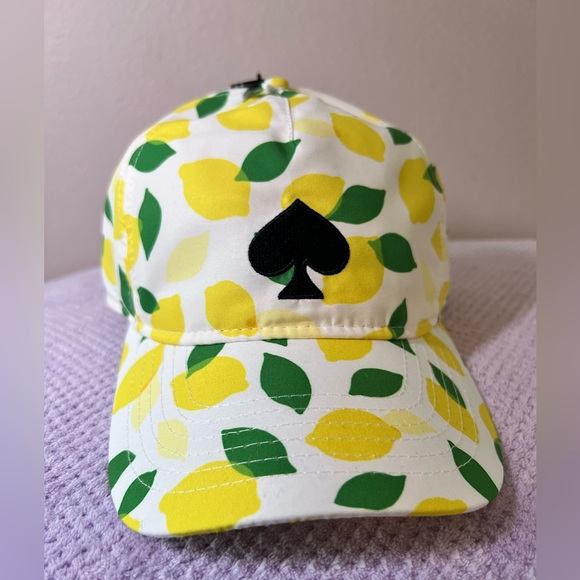 NWT Kate Spade NY Lemon Toss Baseball Cap - Picture 8 of 8